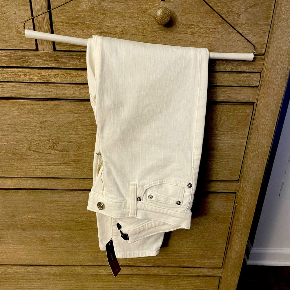 J Crew White 8” Toothpick Jeans -26P